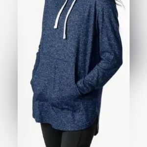 ZYIA Heathered Blue Women's Hoodie